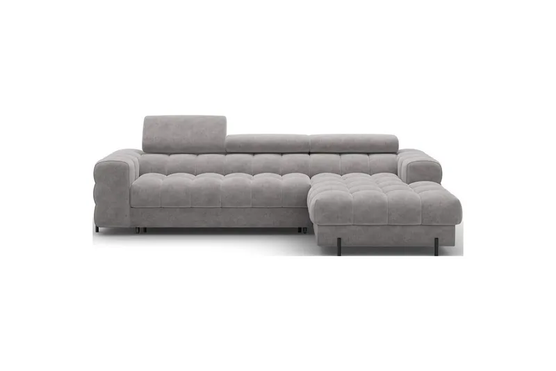 Hörnsoffa Eltap Felro 285x181x93 cm - Aura 04, Grå, Höger — Aura 04, Grå, Höger