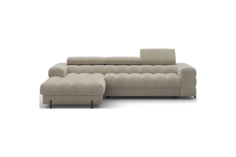 Hörnsoffa Eltap Felro 285x181x93 cm - Aura 18, Beige, Vänster — Aura 18, Beige, Vänster