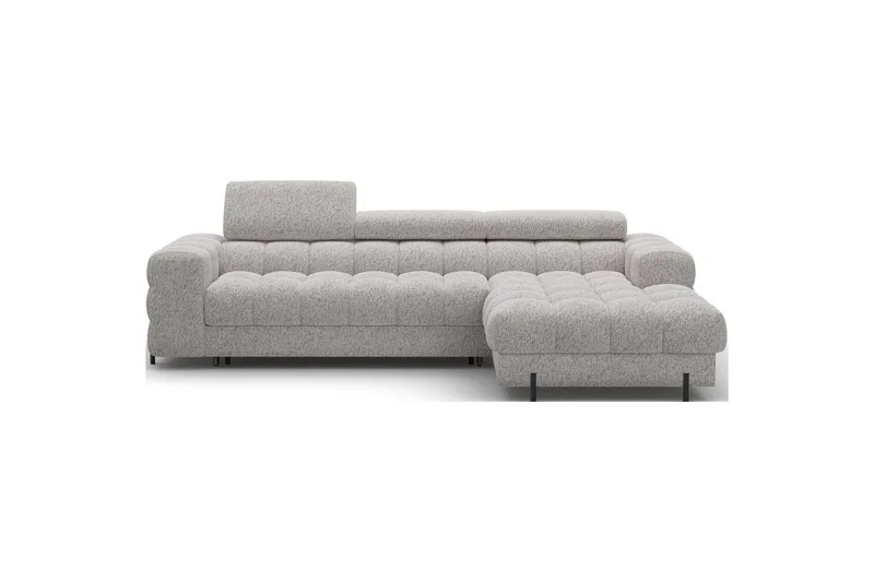 Hörnsoffa Eltap Felro 285x181x93 cm - Pellerito 20, Grå, Höger — Pellerito 20, Grå, Höger