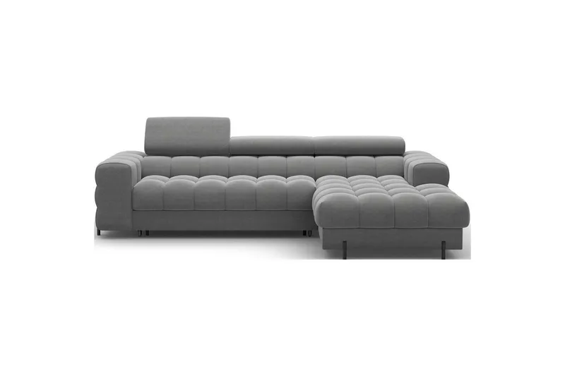 Hörnsoffa Eltap Felro 285x181x93 cm - Sola 06, Mörkgrå, Höger — Sola 06, Mörkgrå, Höger