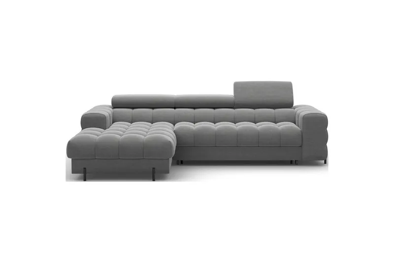 Hörnsoffa Eltap Felro 285x181x93 cm - Sola 06, Mörkgrå, Vänster — Sola 06, Mörkgrå, Vänster