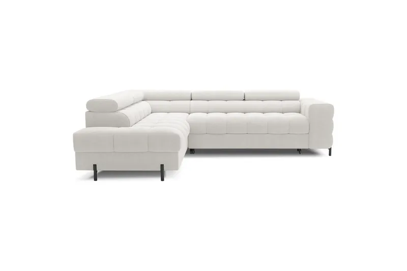 Hörnsoffa Eltap Ferucce 276x200x93 cm Amore 01 gräddvit Dubbelriktad