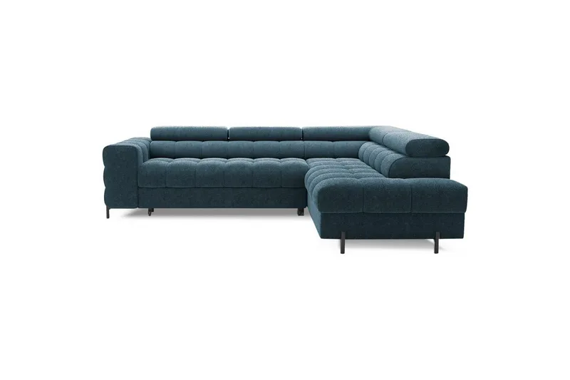 Hörnsoffa Eltap Ferucce 276x200x93 cm - Amore 40, Mörkblå, Höger — Amore 40, Mörkblå, Höger