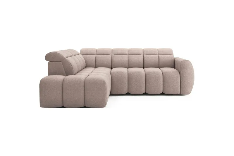 Hörnsoffa Eltap Flconn 258x208x107 cm - Xillar 20, Brun, Vänster — Xillar 20, Brun, Vänster