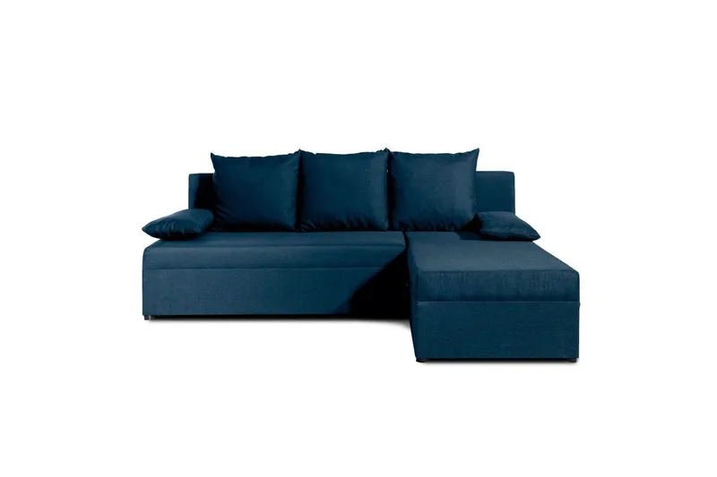 Hörnsoffa Eltap Gino 201x143x90 cm - Nube 40, Blå — Nube 40, Blå