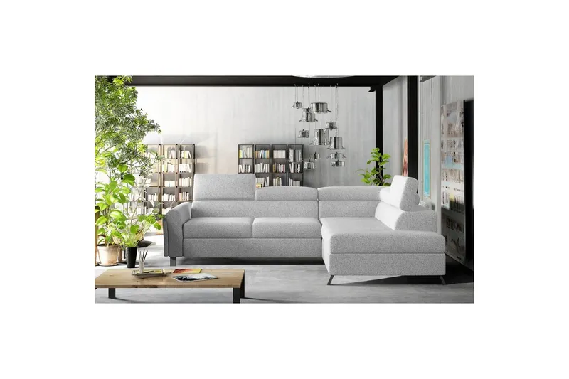 Hörnsoffa Eltap Kairos 265x200x92 cm - Grande 81, Grå, Höger — Grande 81, Grå, Höger