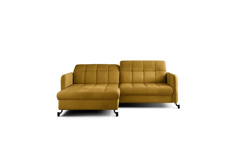 Hörnsoffa Eltap Lorelle 225x160x105 cm - Monolit 48, Gul, Vänster — Monolit 48, Gul, Vänster
