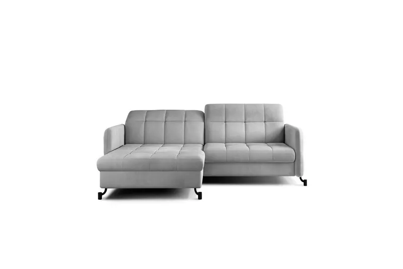 Hörnsoffa Eltap Lorelle 225x160x105 cm - Monolit 84, Ljusgrå, Vänster — Monolit 84, Ljusgrå, Vänster