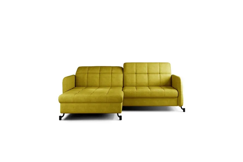 Hörnsoffa Eltap Lorelle 225x160x105 cm - Omega 68, Gul, Vänster — Omega 68, Gul, Vänster