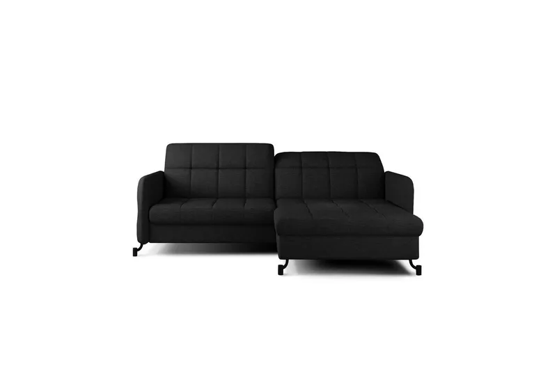Hörnsoffa Eltap Lorelle 225x160x105 cm - Sawana 14, Svart, Höger — Sawana 14, Svart, Höger