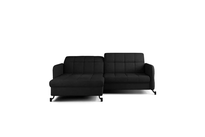 Hörnsoffa Eltap Lorelle 225x160x105 cm - Sawana 14, Svart, Vänster — Sawana 14, Svart, Vänster