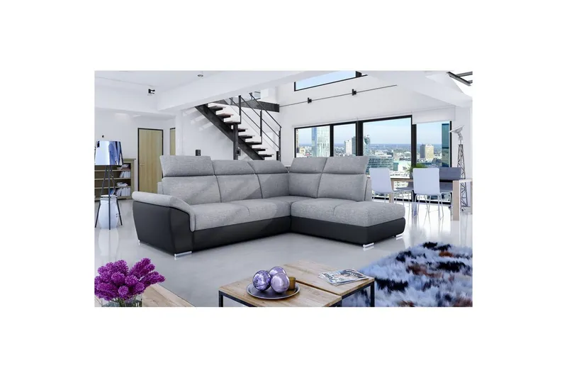 Hörnsoffa Eltap Loreto 260x210x102 cm - Sawana 21, Soft 11, Höger — Sawana 21, Soft 11, Höger