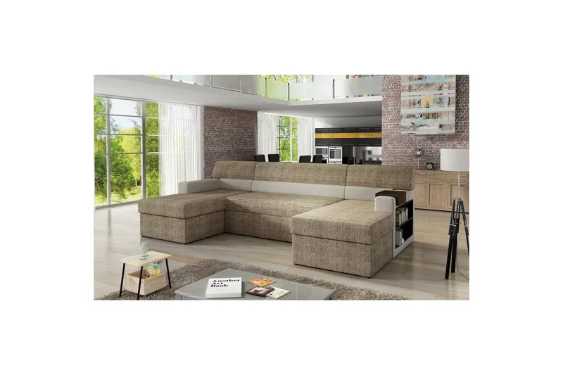Hörnsoffa Eltap Markos 310x159x90 cm - Berlin 03, Soft 33, Beige, Höger — Berlin 03, Soft 33, Beige, Höger
