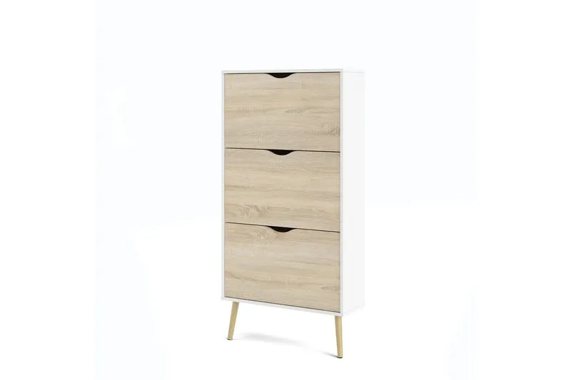 Hostafranc Skoskåp 70 cm - Vit — Tvilum