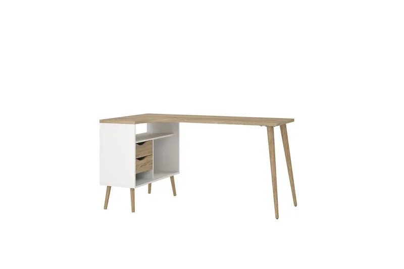 Hostafranc Skrivbord 81x145,1 cm - Natur — Tvilum