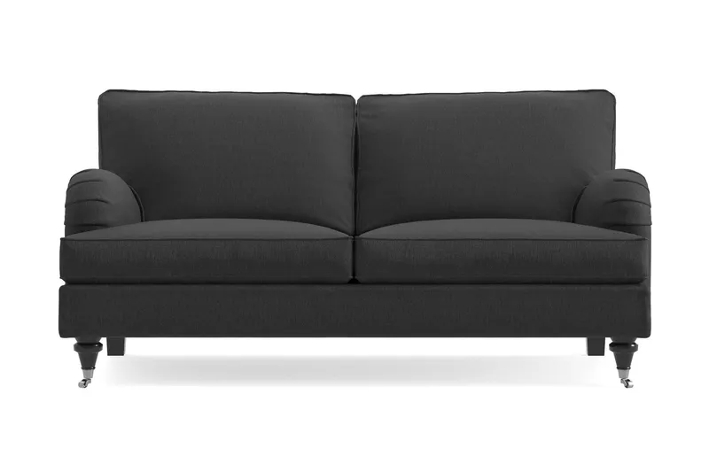 Howard Classic 2-sits Tygsoffa - Mörkgrå (Art.nr 1720989) — Bloomington