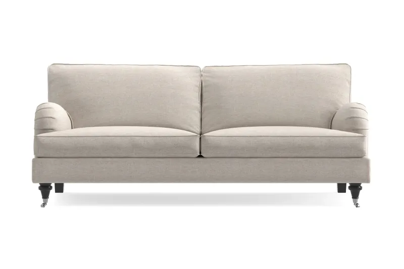 Howard Classic 3-sits Tygsoffa - Beige — Bloomington