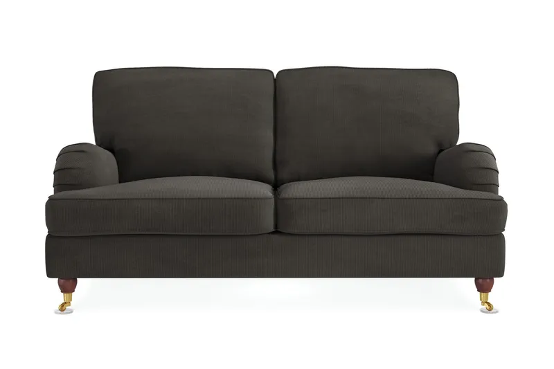 Howard Lyx 2-sits Manchestersoffa - Mörkgrå — Bloomington