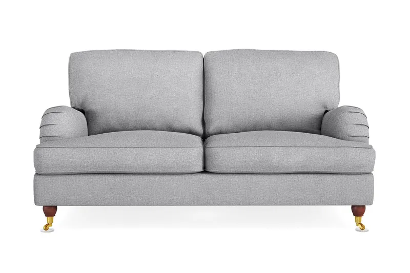 Howard Lyx 2-sits Tygsoffa - Ljusgrå (Art.nr 32078) — Bloomington