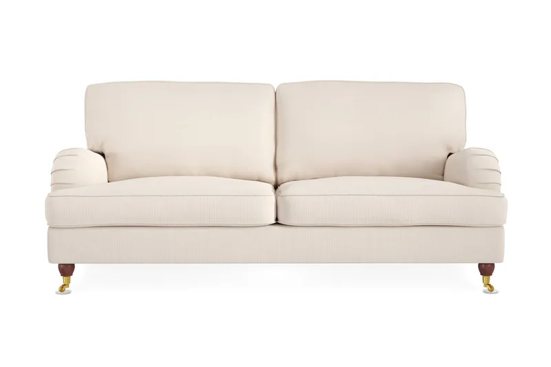 Howard Lyx 3-sits Manchestersoffa - Beige — Bloomington