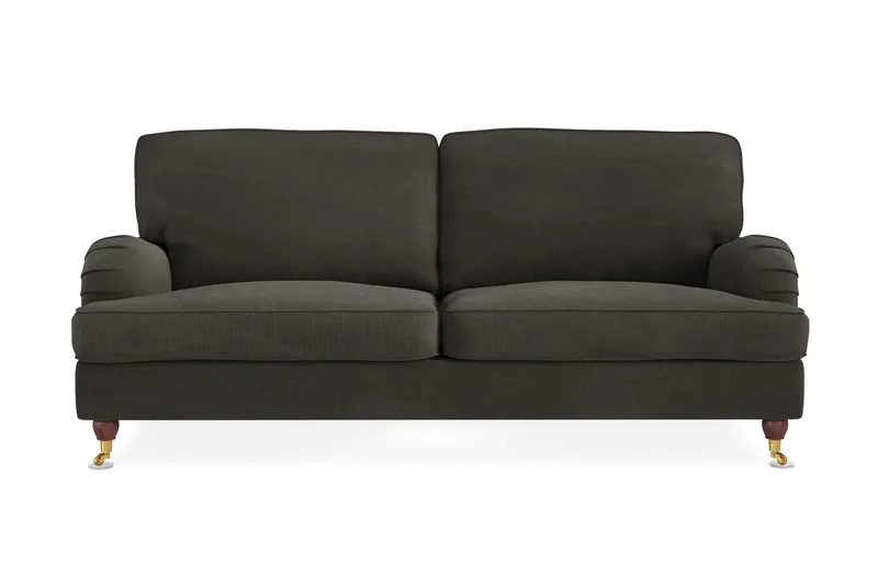 Howard Lyx 3-sits Manchestersoffa - Mörkgrå — Bloomington