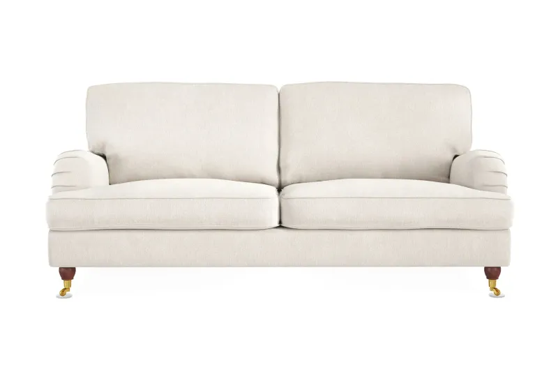 Howard Lyx 3-sits Sammetssoffa - Krämvit — Bloomington