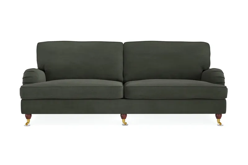 Howard Lyx 4-sits Manchestersoffa - Mörkgrön — Bloomington