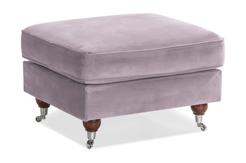 Howard Riviera Fotpall Sammet - Lila — Lila