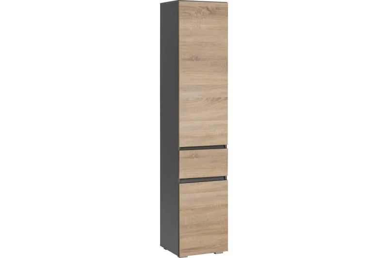 Hudnall Garderob 38x35 cm Hög - Antracit/Vit — Antracit/Vit