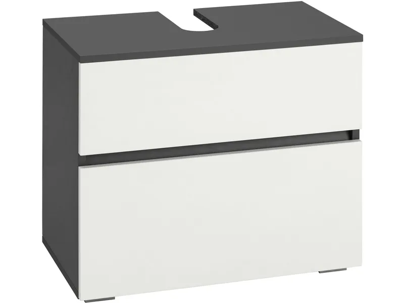 Hudnall Tvättställsskåp 60x35 cm - Antracit/Vit — Antracit/Vit