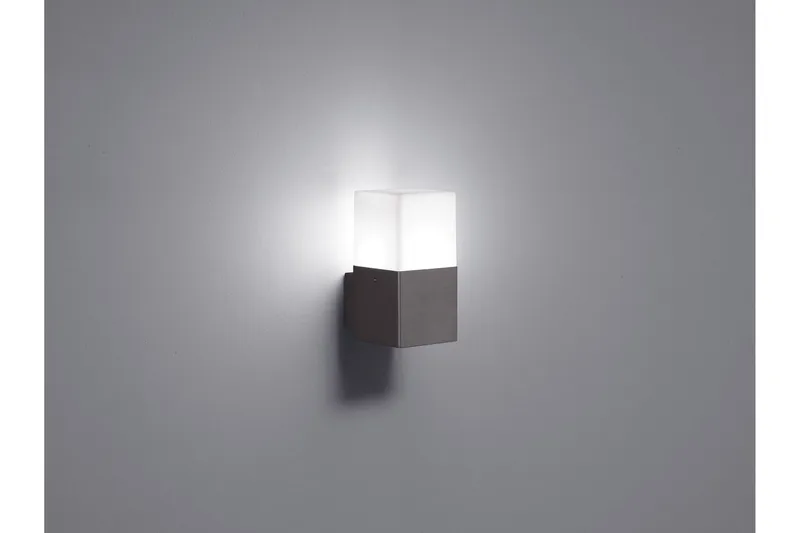 Hudson LED E14 Vägglampa 1L antracit - Vit — Trio Lighting