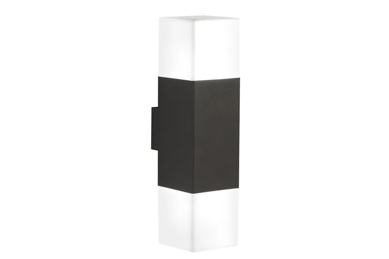 Hudson LED E14 Vägglampa 2L antracit - Vit — Trio Lighting