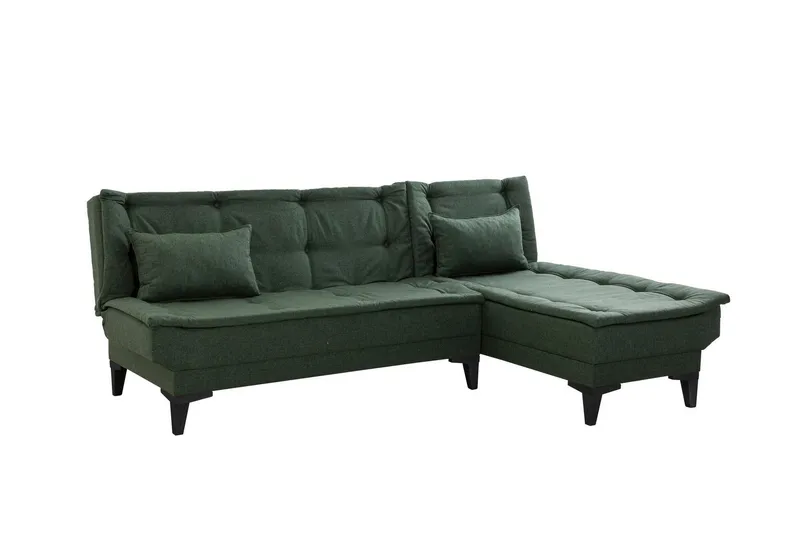 Hunterville Bäddsoffa m. Divan 4-sits - Grön (Art.nr 1793853) — Grön