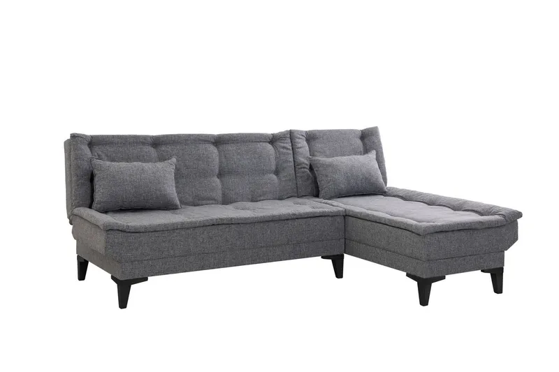 Hunterville Bäddsoffa m. Divan 4-sits - Mörkgrå (Art.nr 1793856) — Mörkgrå