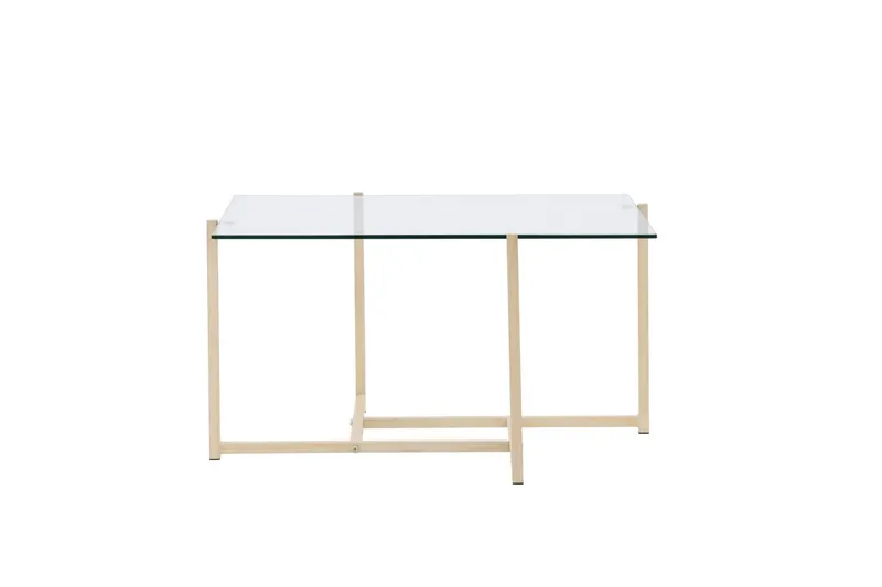 Hybrid Soffbord 80x80 cm - Transparent — Venture Home