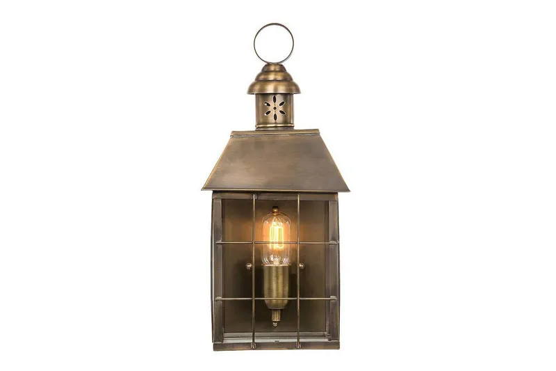 Hyde Park Elstead Lighting Vägglampa utomhus - Brass — Brass