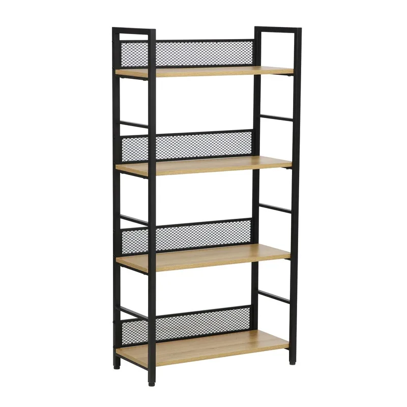 Hylla Hector ask/svart 60x28x121 cm - ask/svart — ask/svart