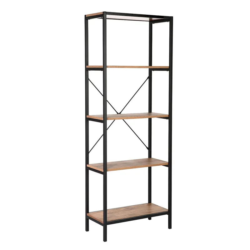 Hylla Lavina ask/svart 60x30x165 cm - ask/svart — ask/svart