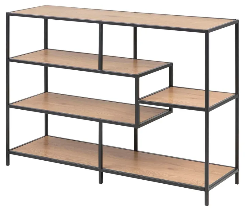 Hylla Seaford 114x35x78 cm Ek - brun — brun