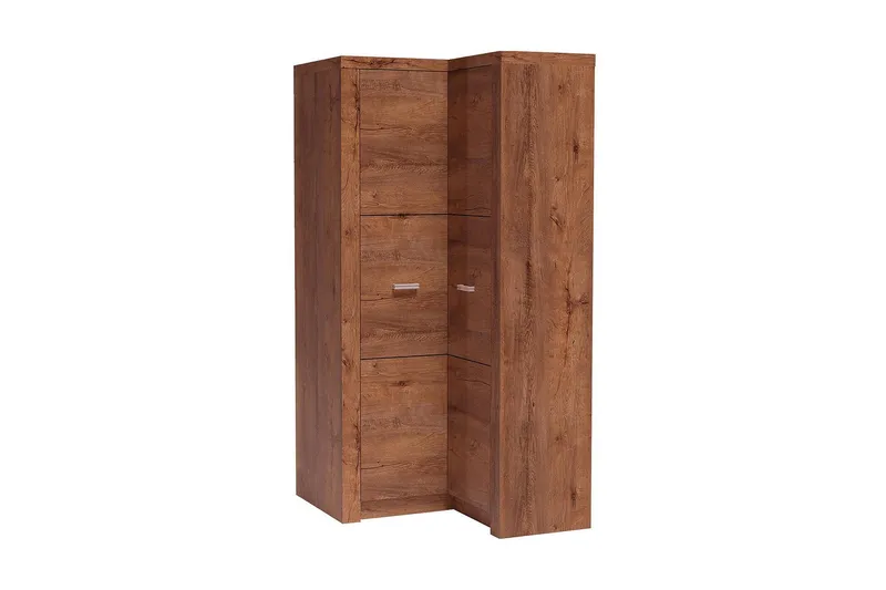 Indianapolis Garderob 106x58x192 cm - Ljus ask (Art.nr 460229) — Ljus ask