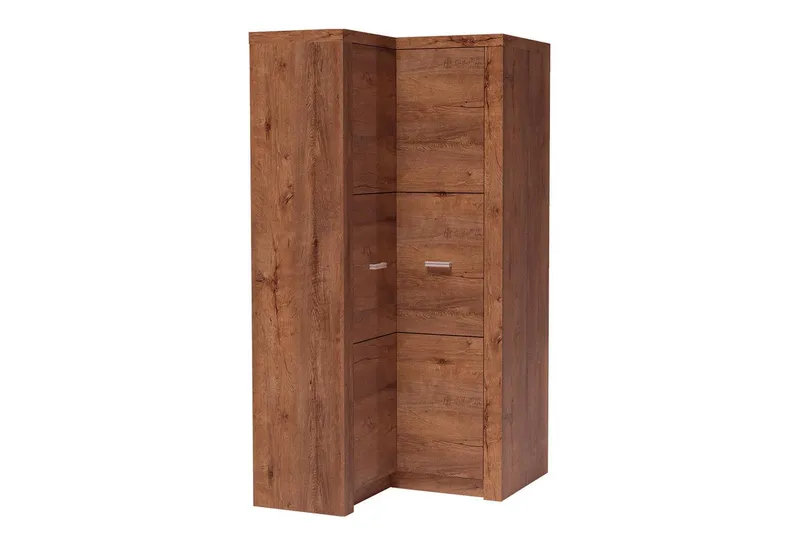 Indianapolis Garderob 106x58x192 cm - Ljus ask (Art.nr 460221) — Ljus ask