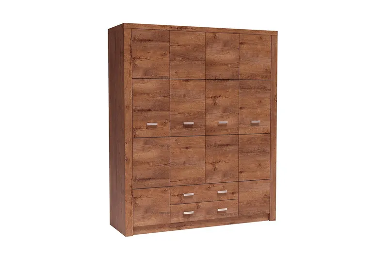 Indianapolis Garderob 178x58x214 cm - Ljus ask — Ljus ask