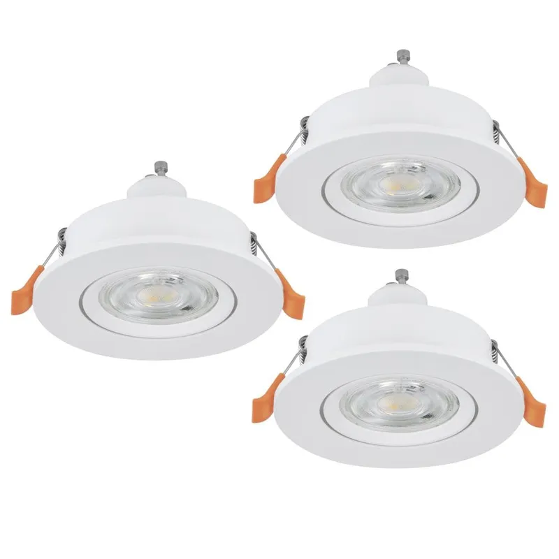 Infälld Lampa Barranco 90 mm 4000K Set om 3 - Vit — Vit