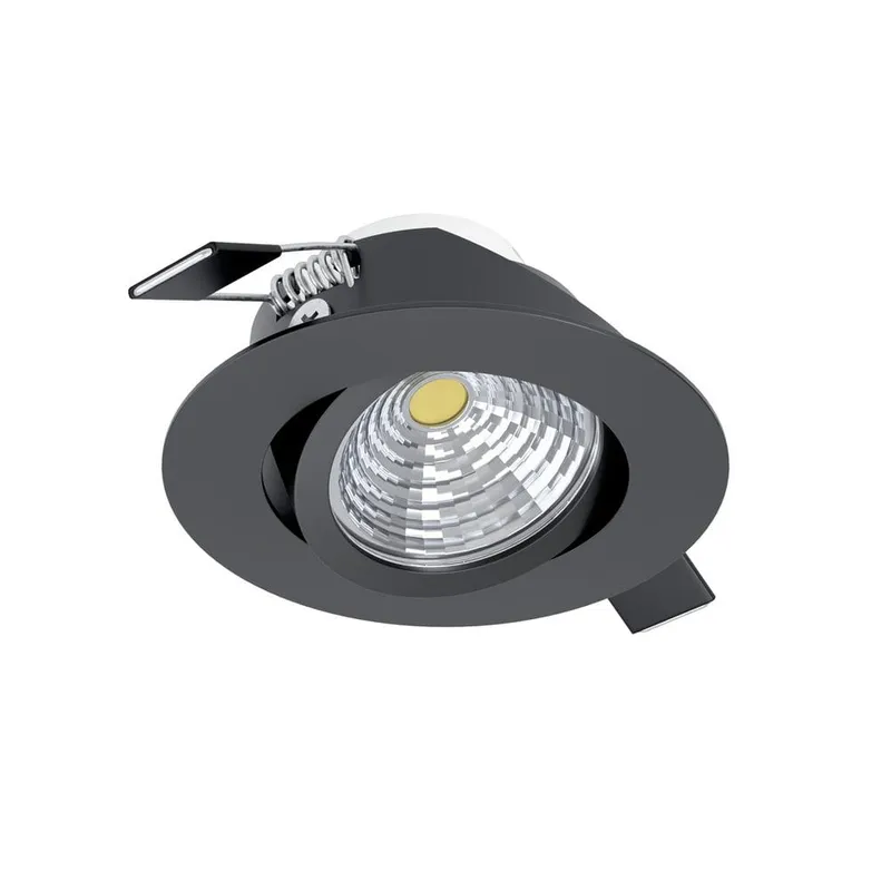 Infälld Lampa Saliceto 88 mm 4000K - Svart — Svart