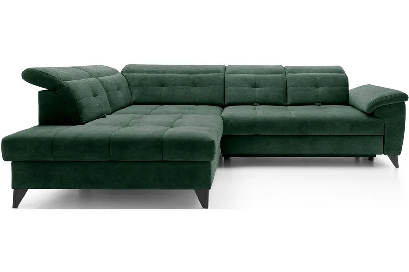 Inferne 5-sits Soffa med Schäslong - Mörkgrön (Art.nr 3056892) — Mörkgrön