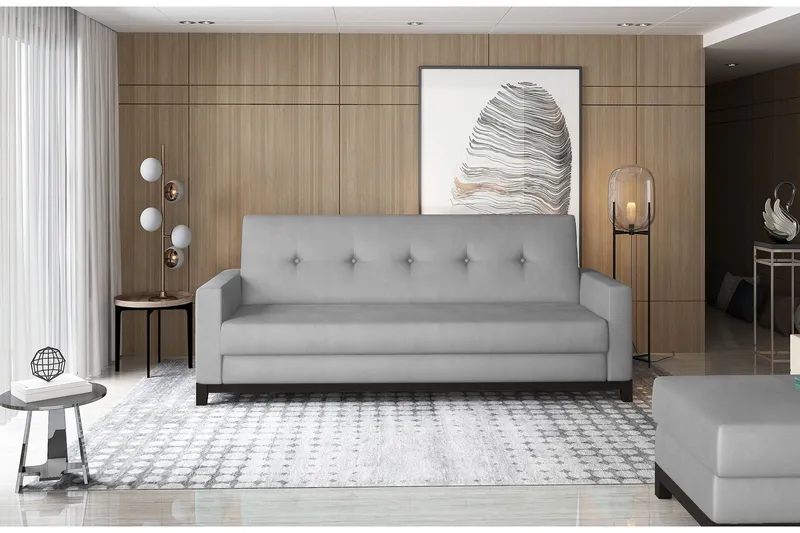 Iselene 2-sits Bäddsoffa - Grå (Art.nr 1026411) — Grå