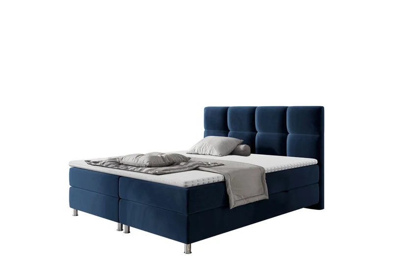 Isoba Sängpaket Kontinentalsäng 160x200 cm - Blå — Blå