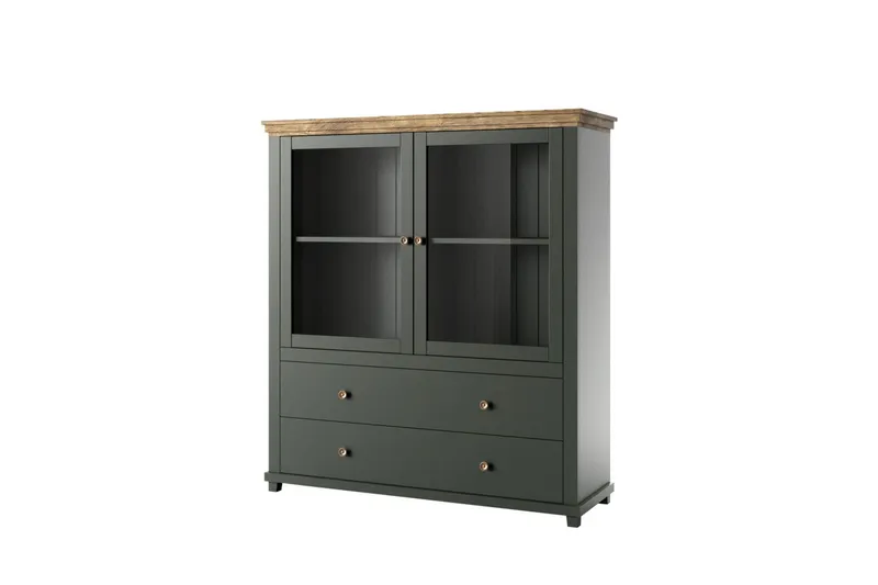 Ivreri Highboard 42x126 cm - Khaki/Natur — Khaki/Natur