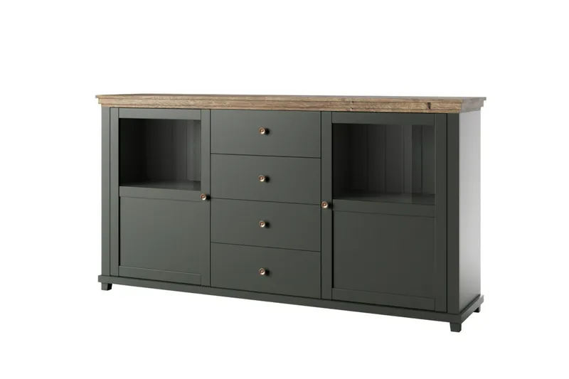 Ivreri Sideboard 42x181 cm - Khaki/Natur — Khaki/Natur