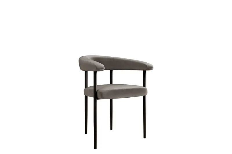 Jacklyn Karmstol - Grå/Svart (Art.nr 3068540) — Grå/Svart